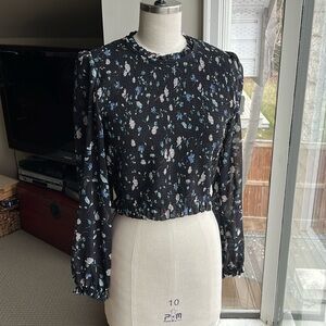 Floral Smocked Tempest Blouse - Aritzia Wilfred